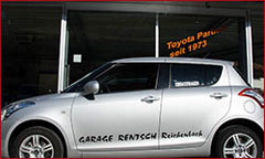 Ersatzwagen Swift hellgrau